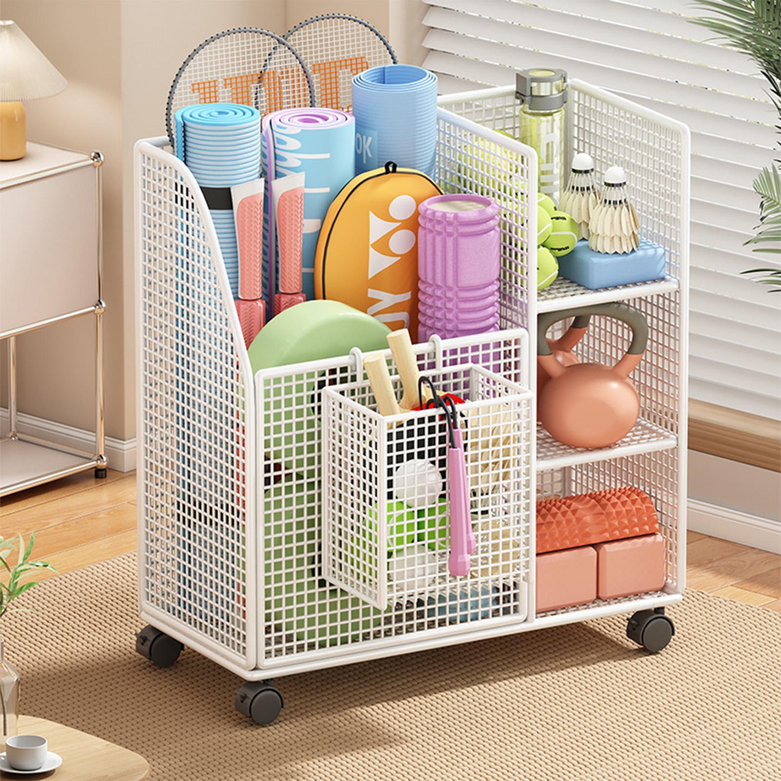 Home Gym Yoga Storage - Yoga Pad Storage Rack Iron Moveable