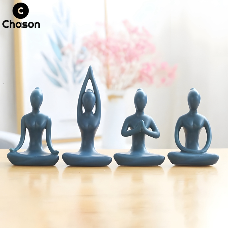 Home Gym Zen - Màu Xanh Zen Trừu Tượng Yoga