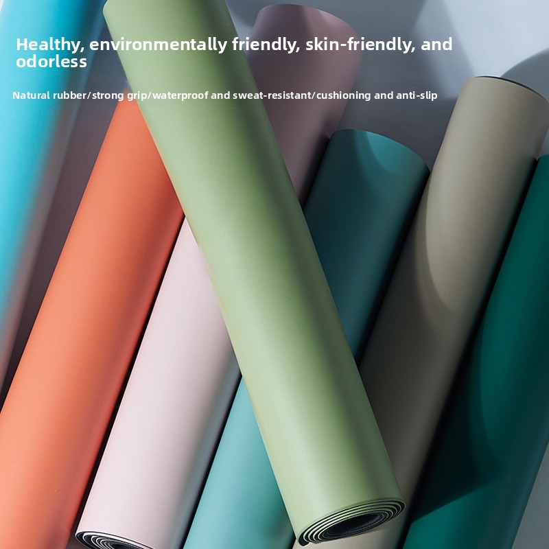Pu Natural Rubber Yoga Mat Non - đánh giá và giá Home Gym Luxury