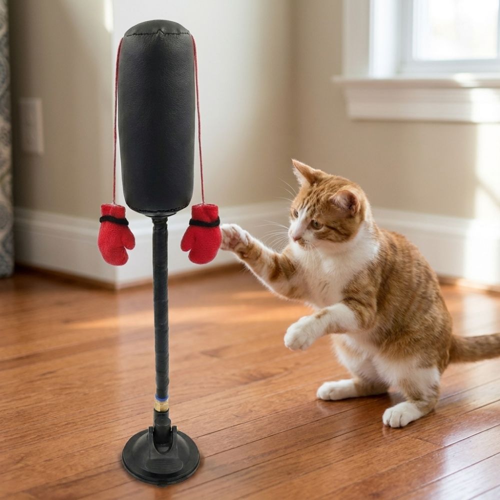 Suction Cup Cat Boxing Scratch - đánh giá và giá Boxing Bag Stand