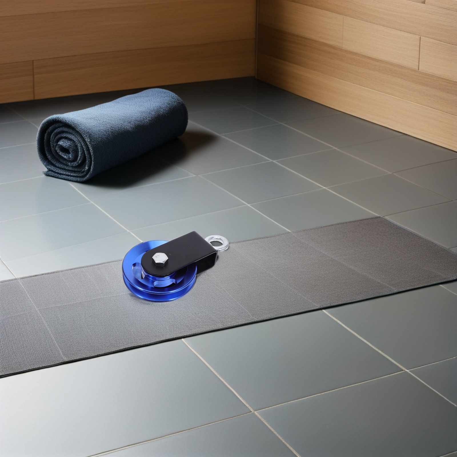 Blue Aluminum Cable Pulley Whe - đánh giá và giá Home Gym Equipment Diy