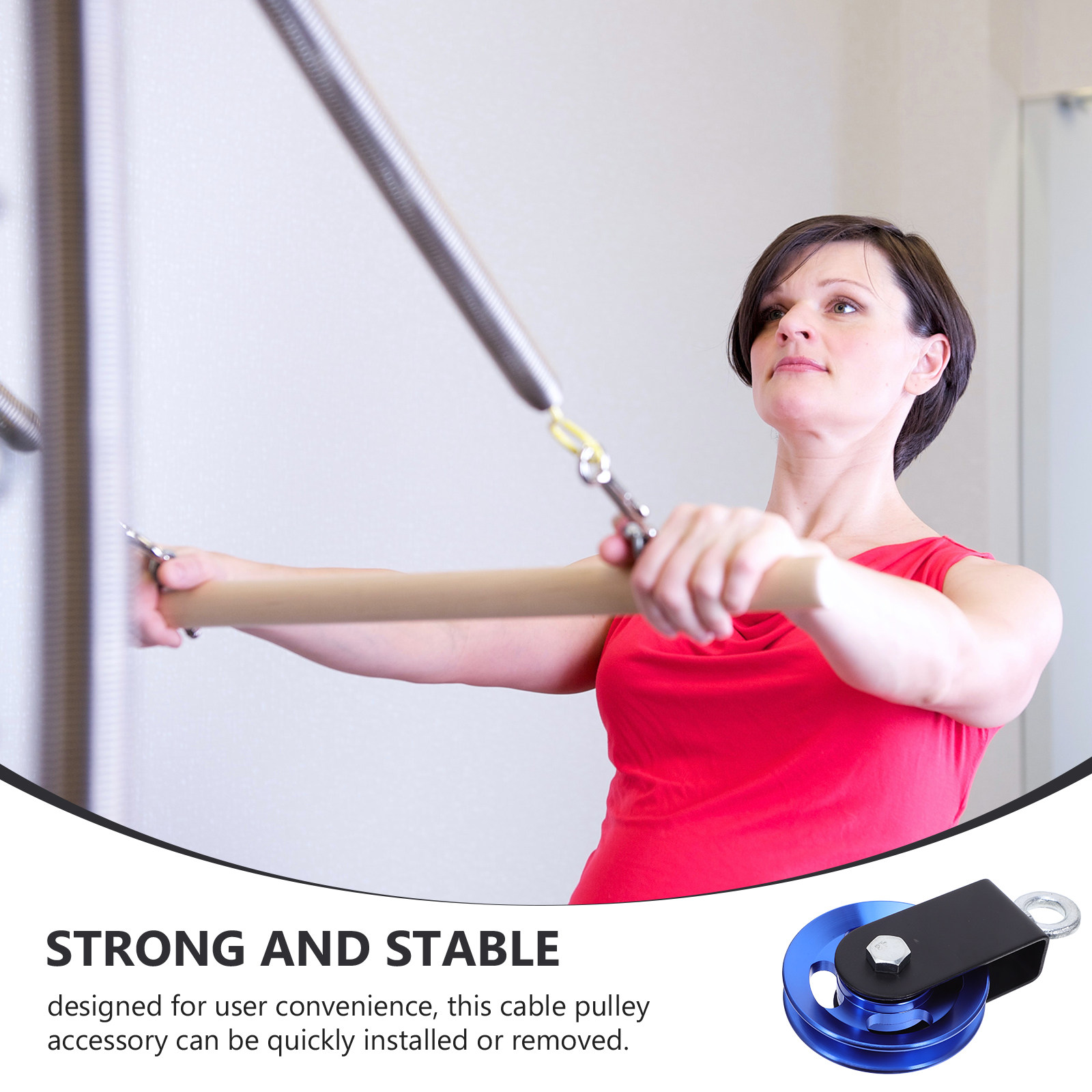 Blue Aluminum Cable Pulley Whe - đánh giá và giá Home Gym Equipment Diy