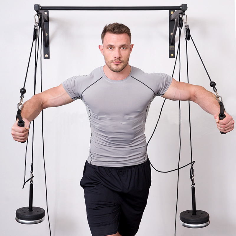 Treo Tường Tự Làm Tập Thể Hình - đánh giá và giá Home Gym Diy Pulley System