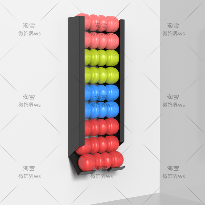 ‌Wall Mounted Sports Ball Rack - đánh giá và giá Home Gym Yoga Storage