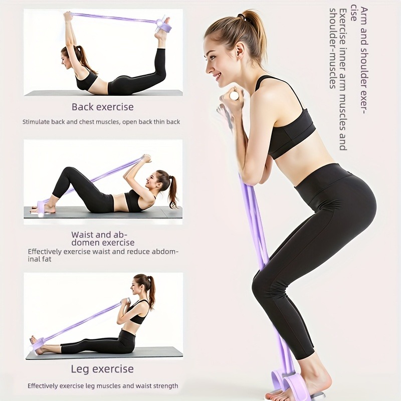 4-Tube Pedal Resistance Band M - đánh giá và giá Home Gym Youtube