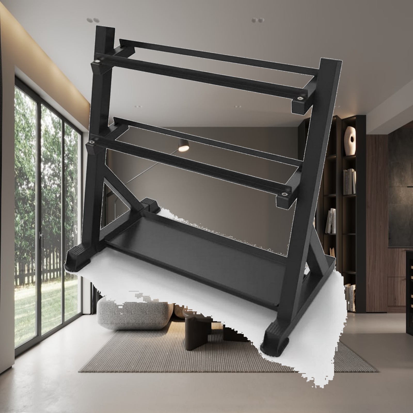 3 Tier Dumbbell Rack Saving He - đánh giá và giá Home Gym Gym