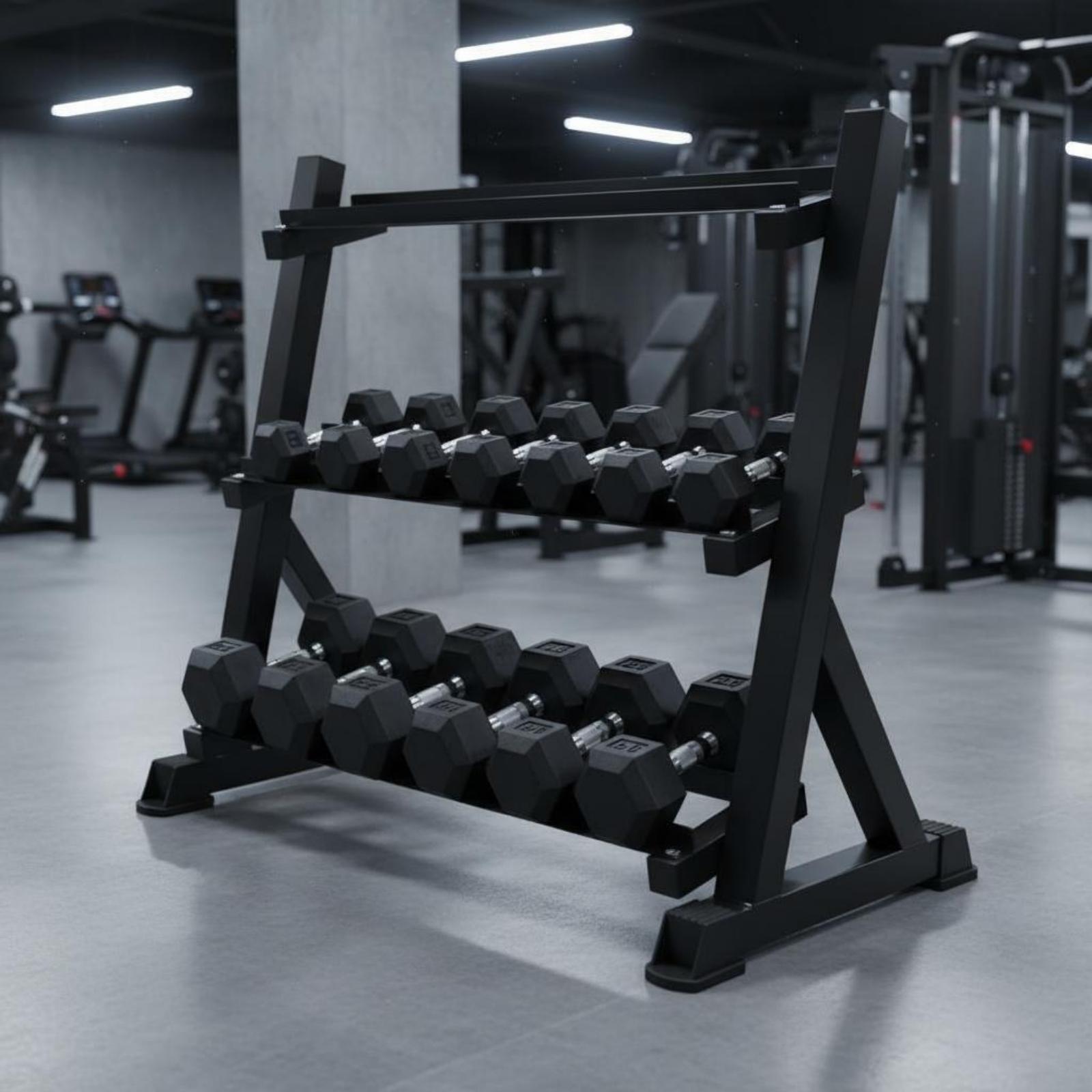 3 Tier Dumbbell Rack Saving He - đánh giá và giá Home Gym Gym