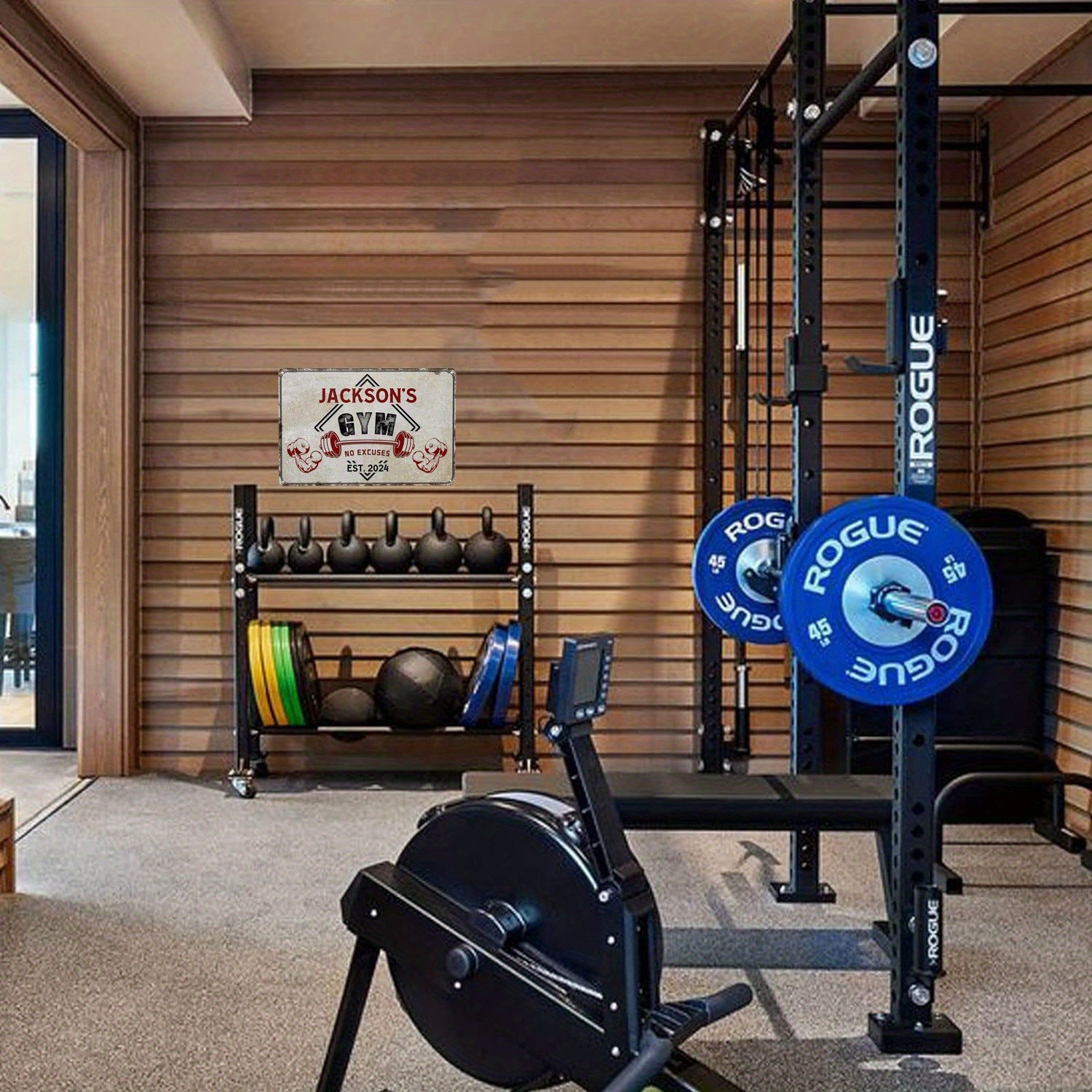 1pc Custom Name Gym Plaque,Per - đánh giá và giá Home Gym Decor