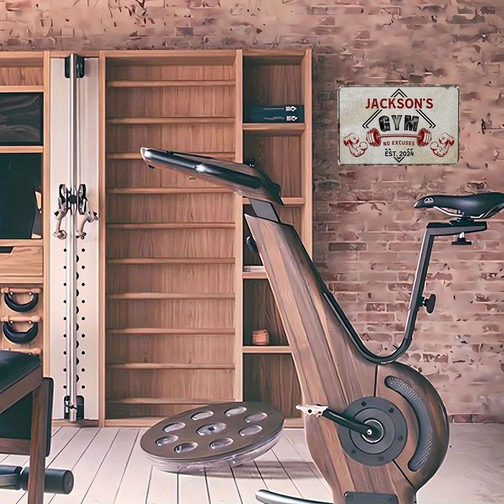 1pc Custom Name Gym Plaque,Per - đánh giá và giá Home Gym Decor