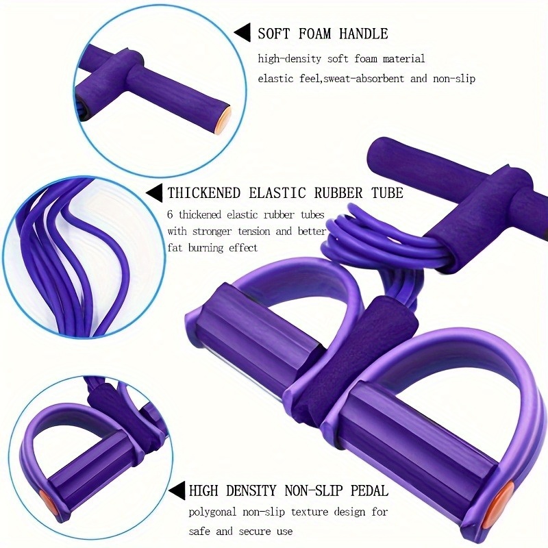 1 Pc 6-Tube Purple Yoga Resist - đánh giá và giá Home Gym Youtube