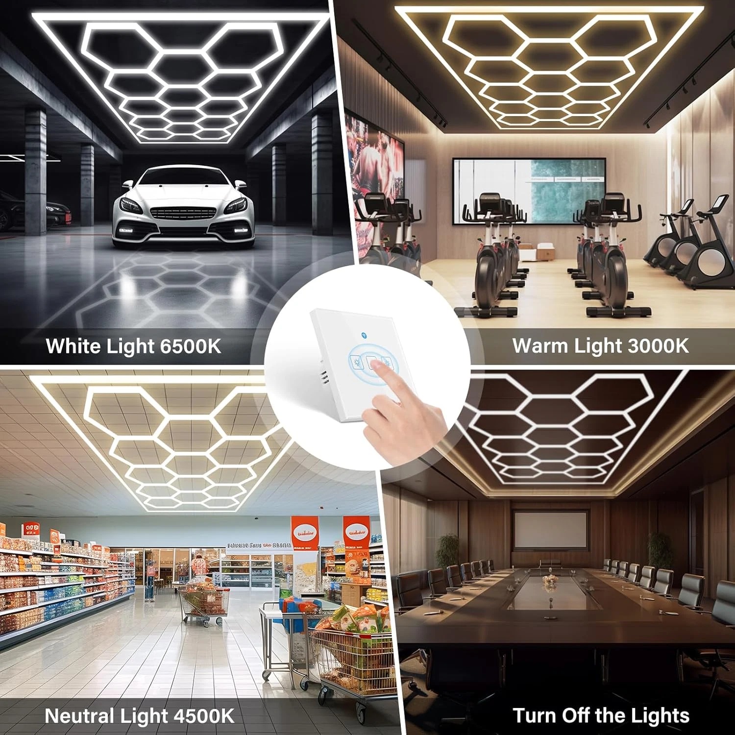 Hexagon Garage Light LED Lamp  - đánh giá và giá Home Gym Youtube