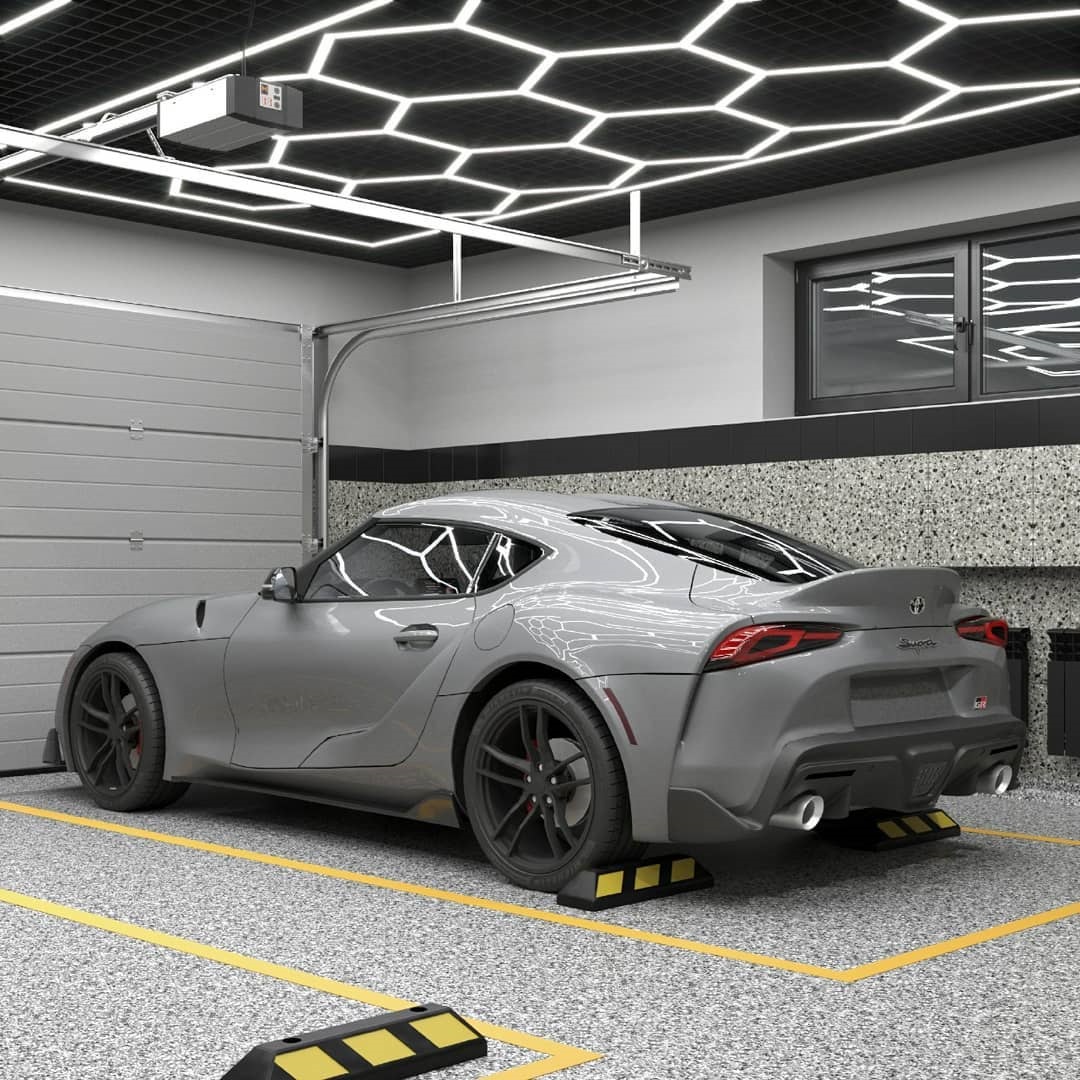 Hexagonal Garage Light 110-240 - đánh giá và giá Home Gym Youtube