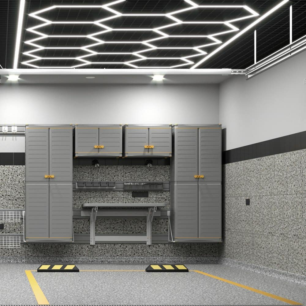 Hexagonal Garage Light 110-240 - đánh giá và giá Home Gym Youtube