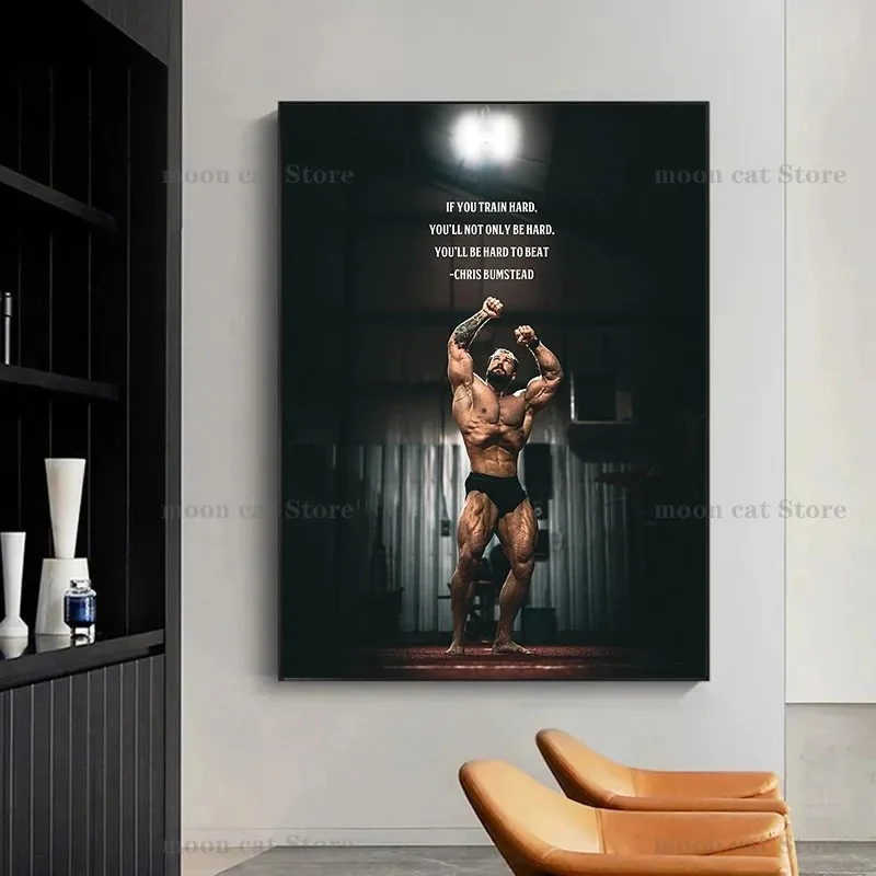 Canvas Painting Chris Bumstead - đánh giá và giá Home Gym Quotes