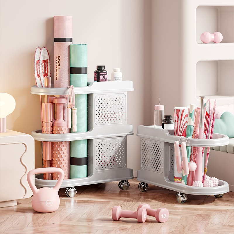 2/3 Tier Yoga Mat Storage Cart - đánh giá và giá Home Gym Yoga Storage