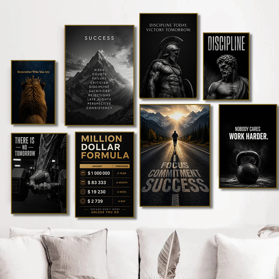 Modern Fitness Success Motivat - đánh giá và giá Home Gym Quotes