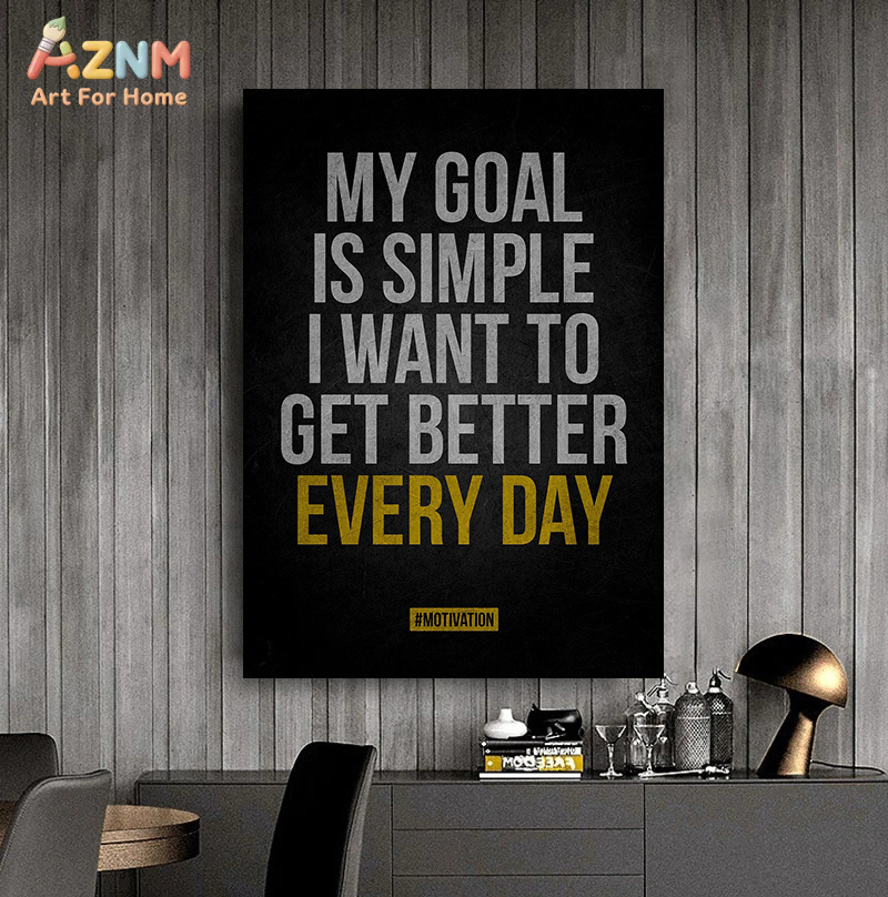 AZNM Motivational Quote Canvas - đánh giá và giá Home Gym Quotes