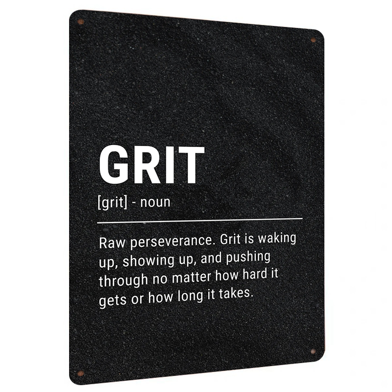 Grit Definition Metal Wall Art - đánh giá và giá Home Gym Quotes