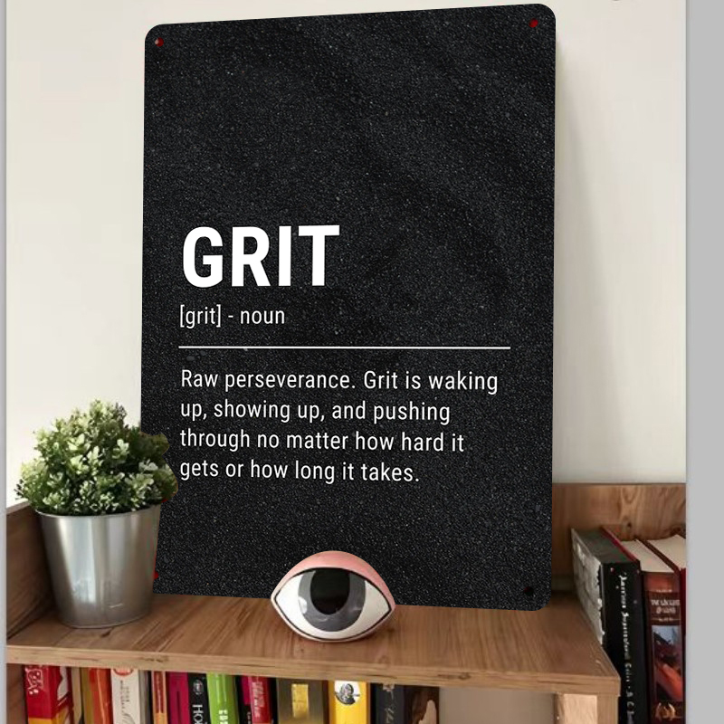 Grit Definition Metal Wall Art - đánh giá và giá Home Gym Quotes