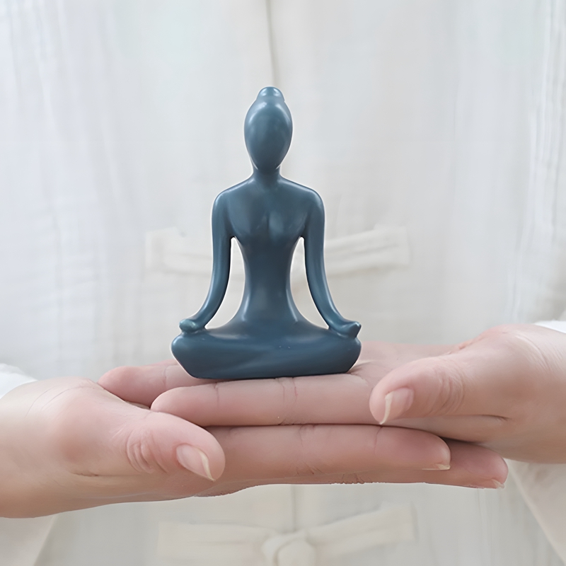 Abstract Yoga Poses Zen Cerami - đánh giá và giá Home Gym Zen