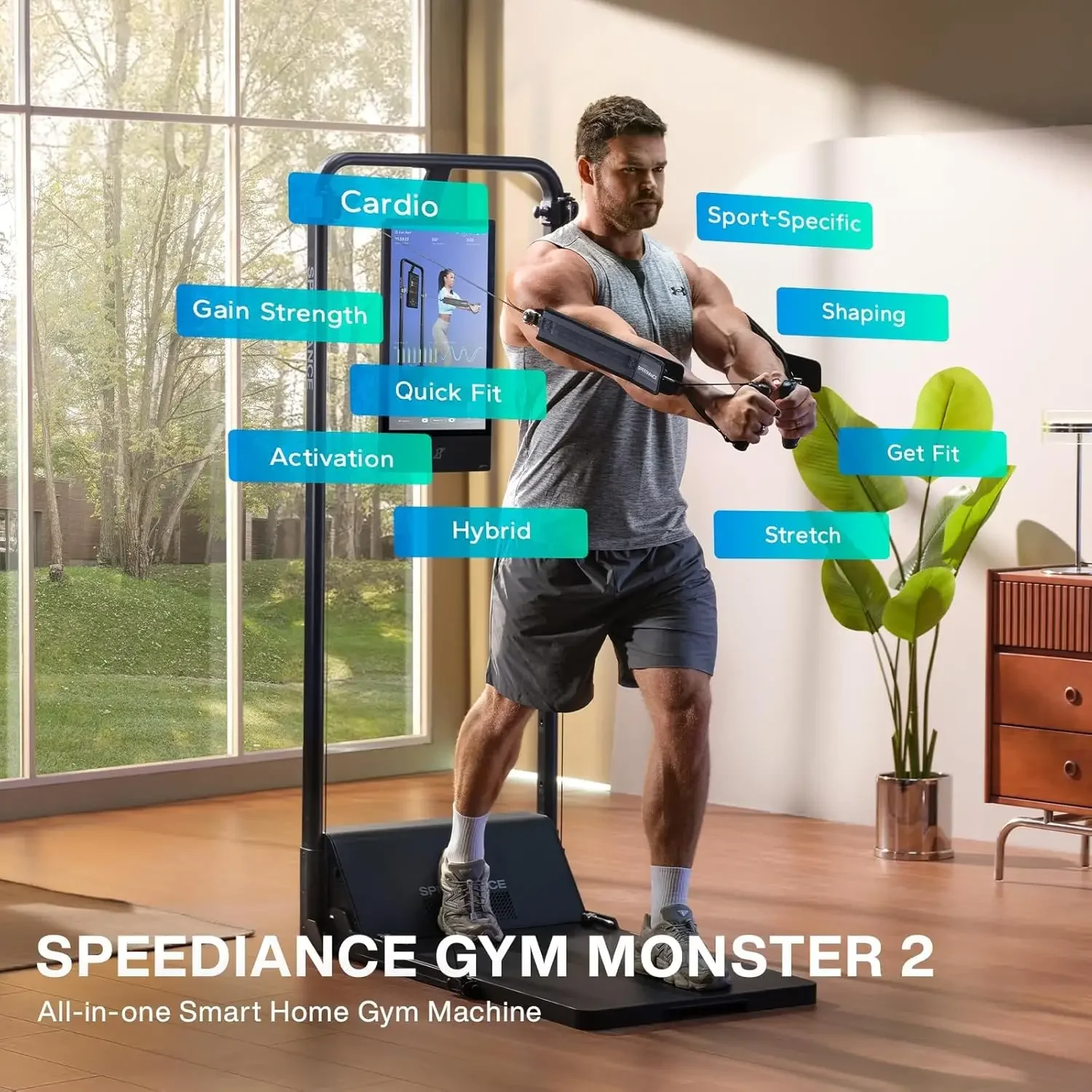 Gym Monster 2 Smart Home Gym A - đánh giá và giá Home Gym One Machine
